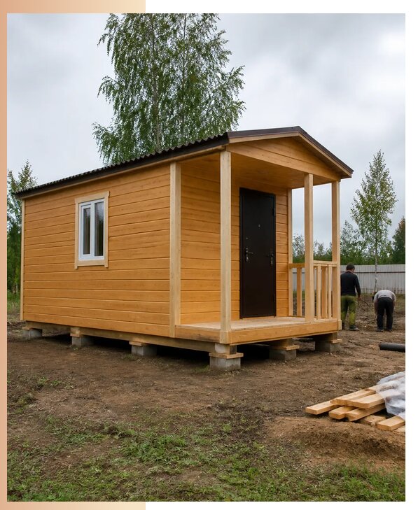Недорогие дачные домики в Кызыле с изготовлением и доставкой